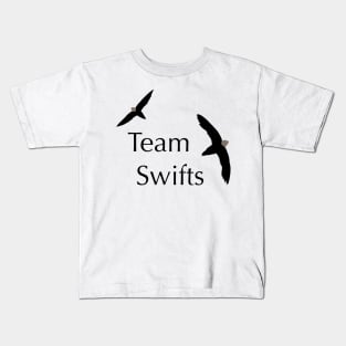 Team Swifts - Birdwatching Humour Chimney Swift Kids T-Shirt